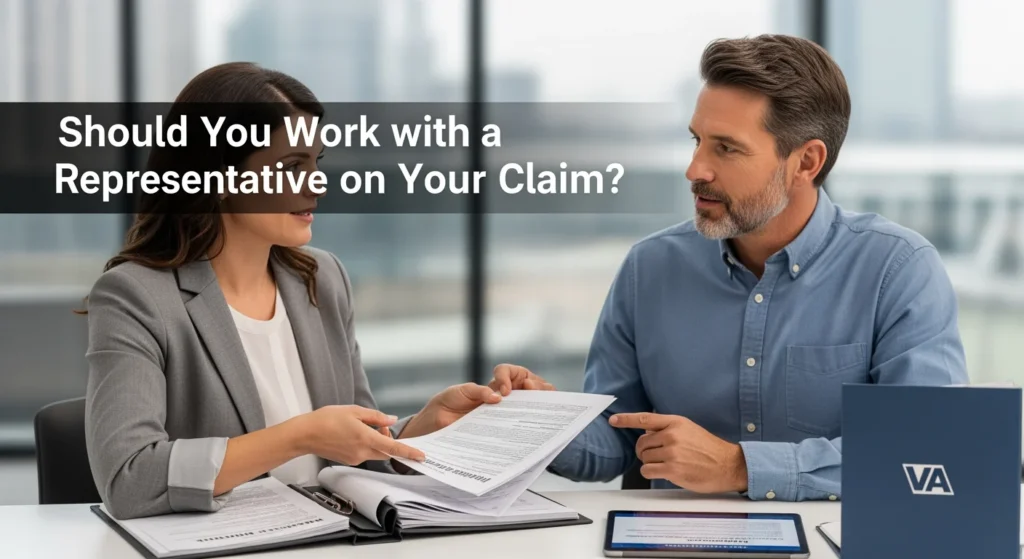 Professional image for Should You Work with a Representative on Your Claim?